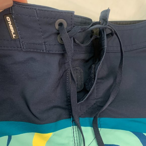 O'Neill Hyperfreak 20" Boardshorts Surfing Swim Quick-Dry Trunks ~ Size 32" - Picture 3 of 14